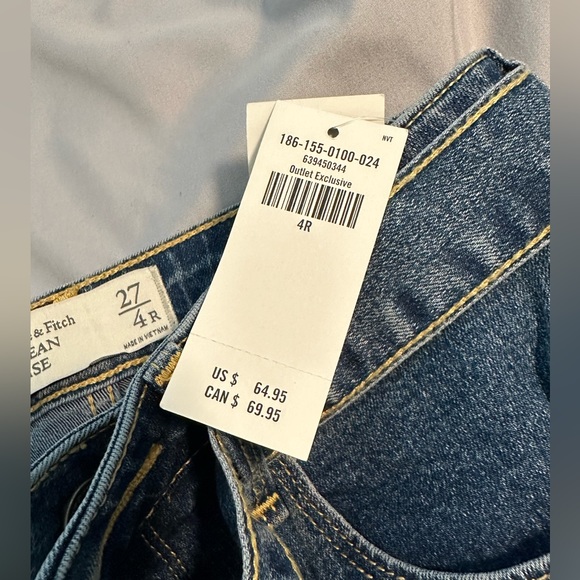 Abercrombie Womens jeans size 27/ 4R - Picture 5 of 6